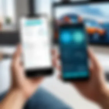 An infographic illustrating the benefits of using the Duo app for communication