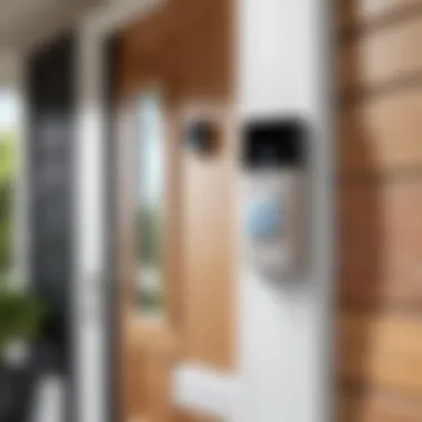 Motion Detection Feature of Ring Doorbells Illustration depicting motion detection feature in action