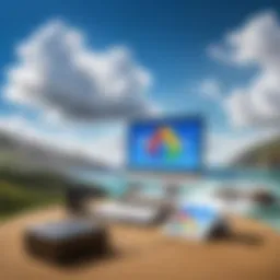 Secure cloud storage representation