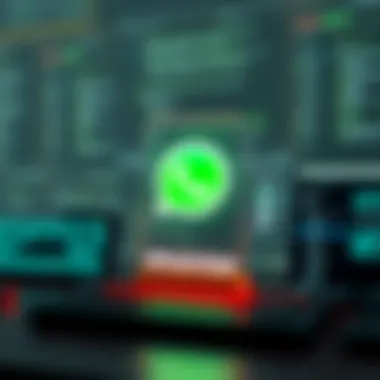 Visual representation of software conflicts with WhatsApp