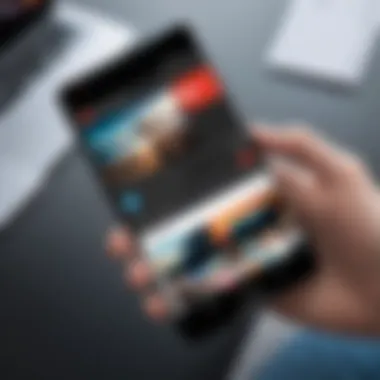 Key Features of YouTube Editor for Android Video editing features highlighted within the app