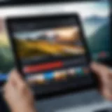 User interface of YouTube Editor Video App showcasing editing tools