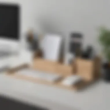 Sleek Desk Organizer for Stylish Workspaces Elegant Desk Organizer for Coworkers