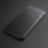 Sleek minimalistic design phone