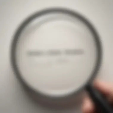 Artistic representation of a magnifying glass discovering a hidden number