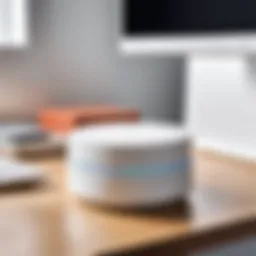 Illustration of Google Wifi device setup