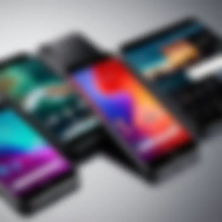 Verizon smartphone lineup showcasing various models