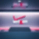 Verizon Wireless logo and unlimited data plans overview