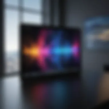 Immersive Visual Experience on Large Screen 12.4-inch tablet screen displaying vibrant colors