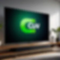 Television screen displaying The CW logo