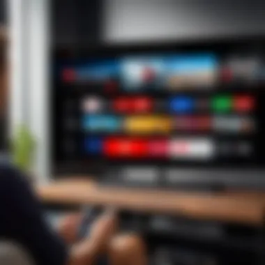 YouTube TV Live Streaming Interface The interface of YouTube TV showcasing live streaming options